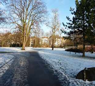 Inselwallpark im Winter