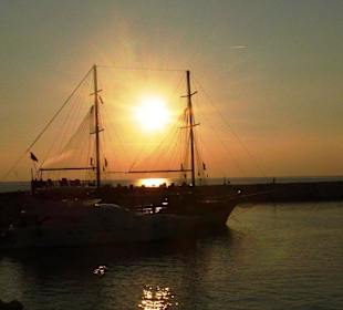 Sonnenuntergang Strandpromenade
