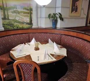 In den Gasträumen des Restaurant Palladion