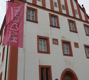 Das Alte Rathaus von Haßfurt am Marktplatz