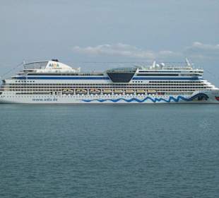 Ausblick auf die Aida