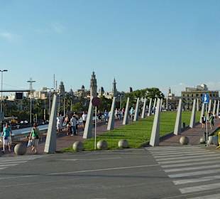Brücke im Port Vell