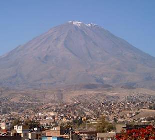 Clear view at El Misti near Arequipa 