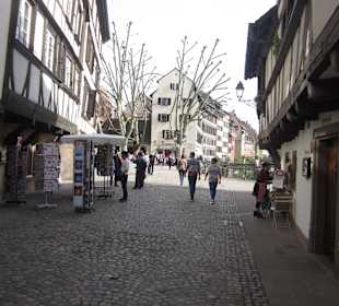 Altstadt Straßburg im Frühling