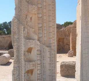 Colonne des thermes de Carthage