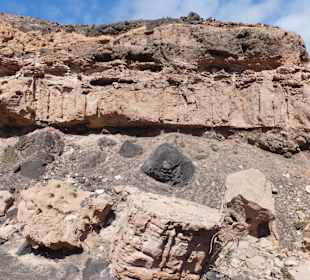 Beeindruckende Felsformationen bei Cofete