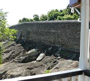 Der Festungswall um Nelson's Dockyard