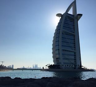 Strand mit Burj Al Arab