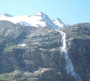 Blick auf den Wasserfall 