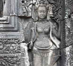 Das Lächeln von Angkor, hier gut zu sehen