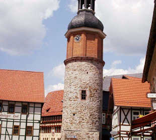 Alter Turm als Eingang zur Altstadt in Stolberg
