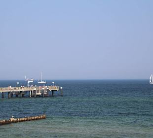 Blick vom Strand