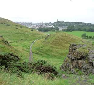 Im Holyrood Park beim Arthur's Seat