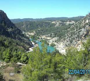 Blick von der Staumauer