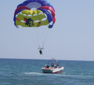 Parasailing macht Spaß