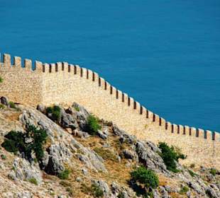 Burg von Alanya (Ic Kale) An&/Abfahrt