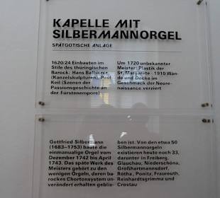 Daten zur Kapelle mit Silbermannorgel