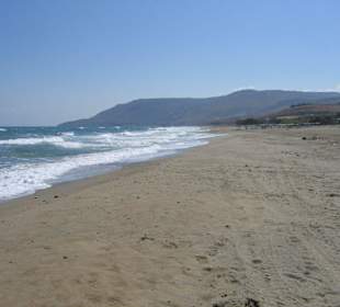 Strand Kavros rechts runter