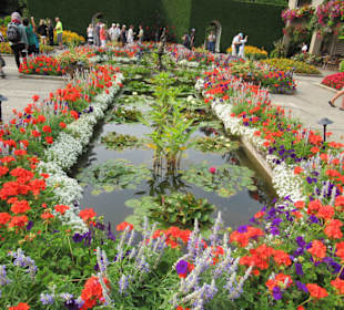 Im Butchart Garden unterwegs