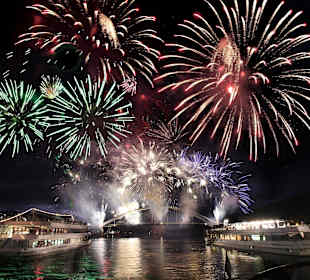 Donau in Flammen