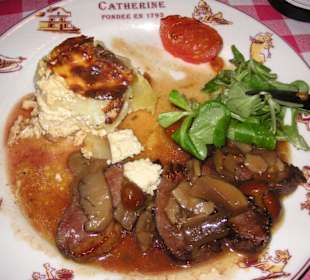 Der Teller ist "Programm"...