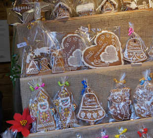 Пряники на рождественском базаре