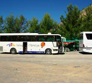 Anfahrt zum Staudamm von Side nach Manavgat