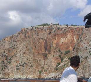 Burg Alanya vom Meer aus