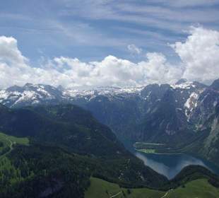 Panoramablick auf den Königssee