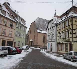 Altstadt Wissembourg im Winter