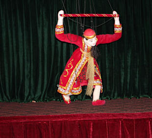 Traditionelle Figur burmesisches Puppentheater