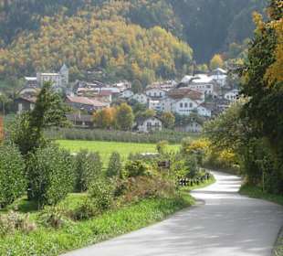 Radweg vor Tschengels