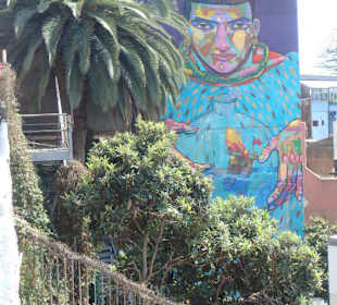 Straßenkunst - Typisch für Valparaíso