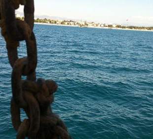 Uferansicht von Gündogdu nach Side