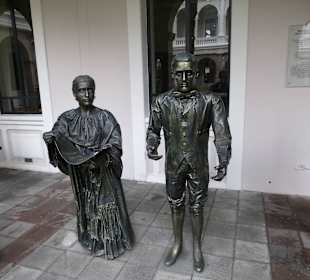 Kleines Museum im Innenhof der Kirche