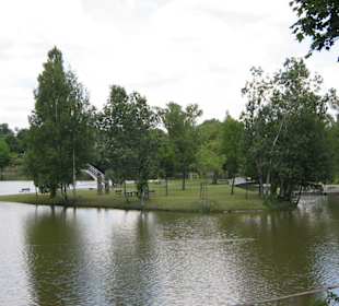 Blick auf Woogsinsel