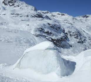 Unterwegs auf der Morteratschgletscherpiste