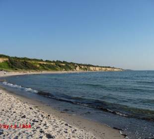 3-4 km Steilküste, Richtung Wustrow blickend