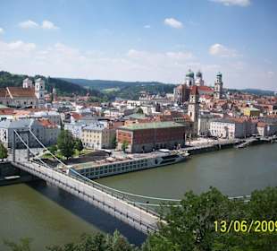 Blick vom Oberhaus auf Passau