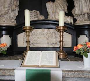 Barock Altar von 1723 (Detail) 