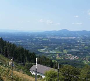 Blick hinunter Richtung Puch