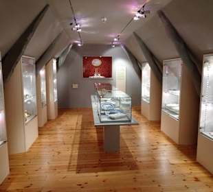 In der Ausstellung zur Spargel-Tischkultur