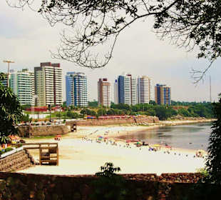 Blick über den Strand von Ponta Negra