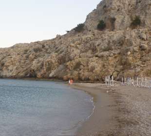 Abends am schönen Strand