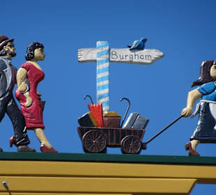 Details vom Maibaum in Seebruck