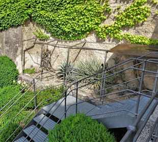 Unterwegs in den Terrassengärten Hollfeld