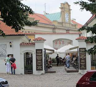 Blick auf die Brauerei