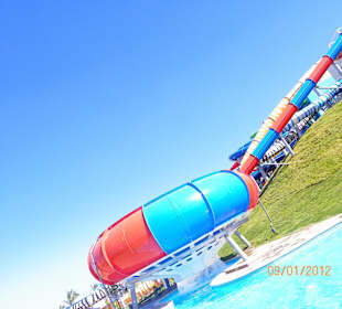 Teil der Rutschanlage