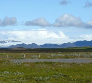 Strada per Gullfoss