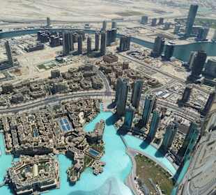Ausblick vom Burj Khalifa